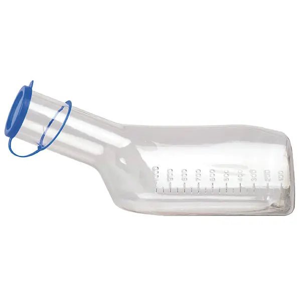 Urinflasche für Männer eckig > sterilisierbar - transparent - Servocare